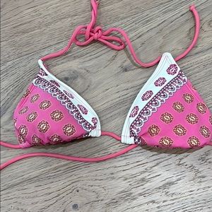 Cute pink bikini top